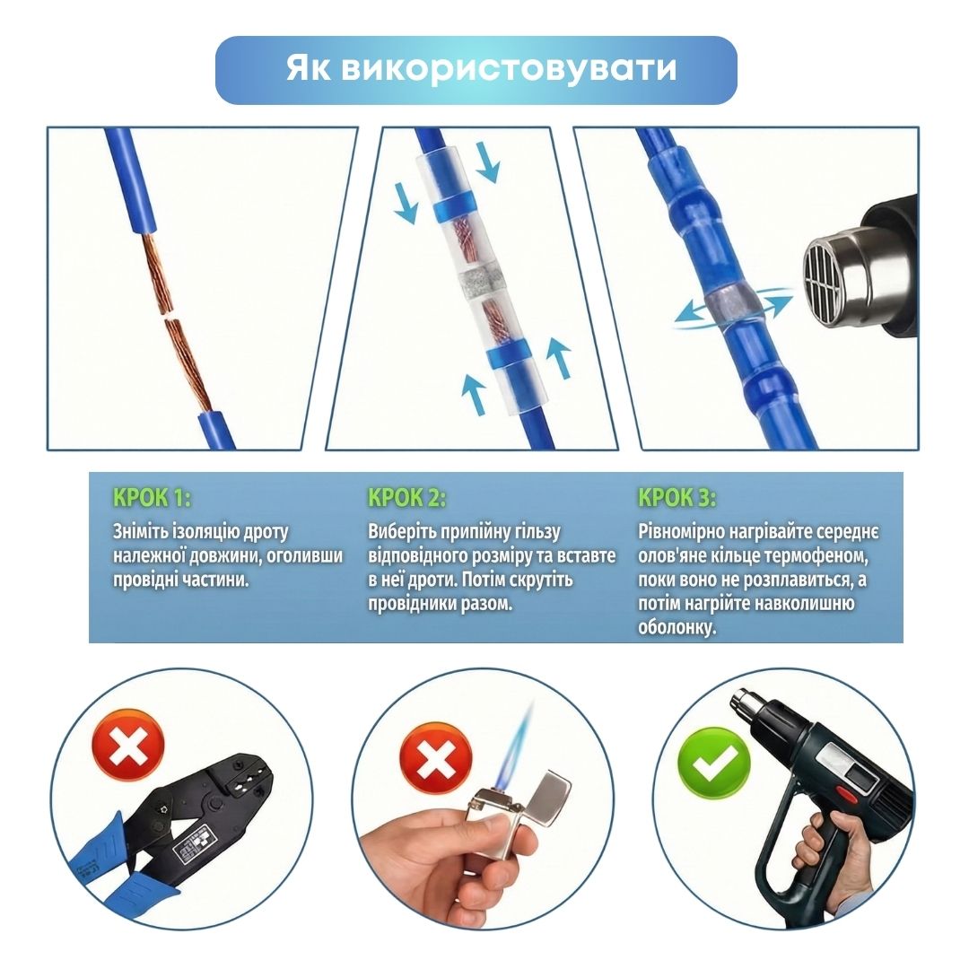 Комплект для з'єднання електричних провідів, 860 шт