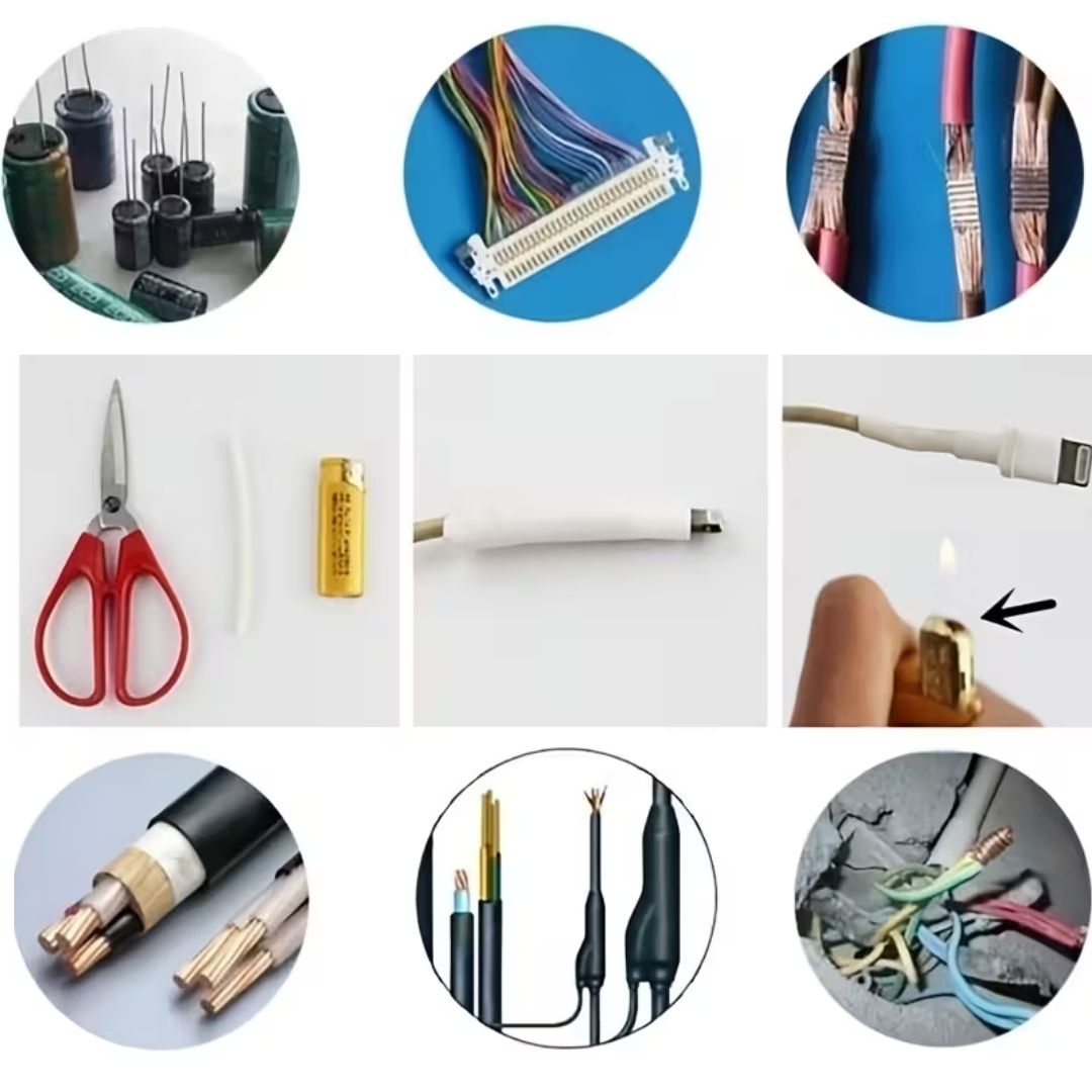 Тепловідбиваюча термозбіжна трубка, UMLIFE 164шт