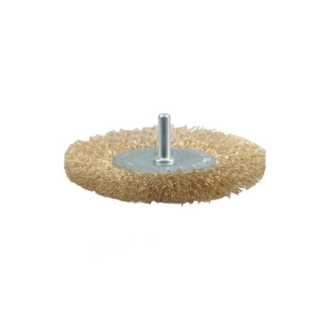 Щітка-крацовка VOREL плоска з стержнем Ø=75мм