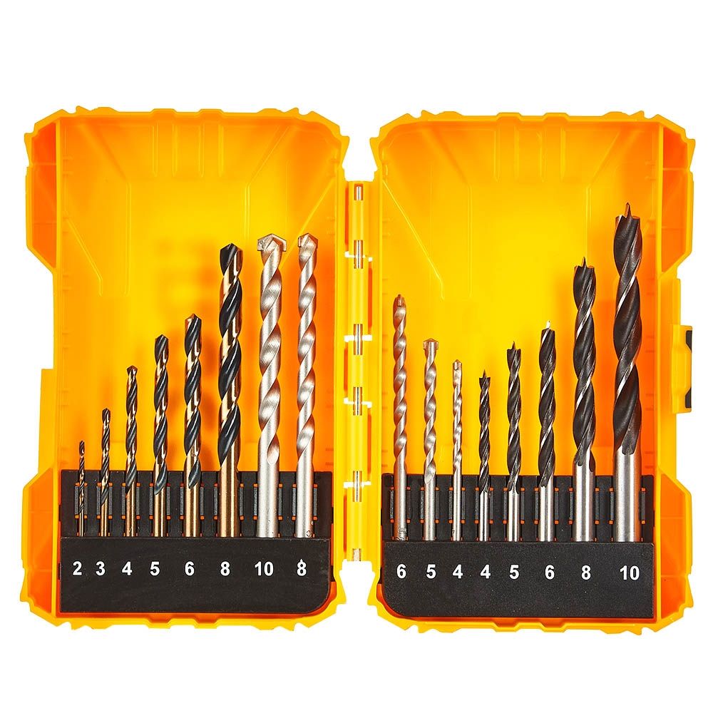 Набір свердла по металу, бетону, деревині 16 од. INGCO INDUSTRIAL