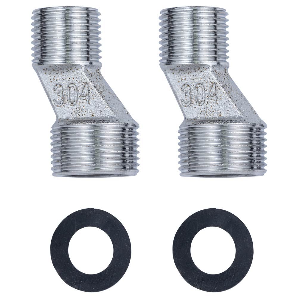 Змішувач HT Ø35 для ванни гусак прямий 100мм дивертор вбудований картріджний SS AQUATICA T-2C171P (9