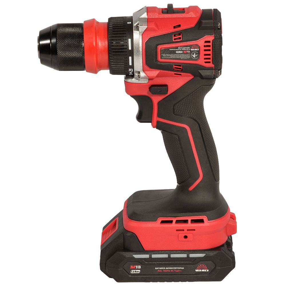 Дриль-шурупокрут акумуляторний Vitals Master AU 1835aq BL Kit