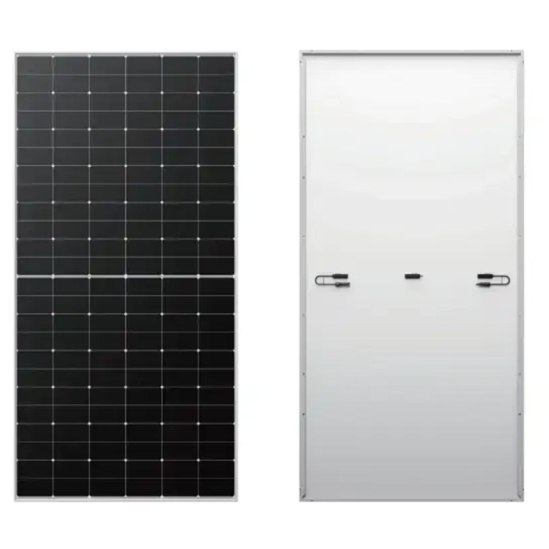 Cонячна панель JA Solar JAM72D40-590/MB (590W, bifacial, silver frame)