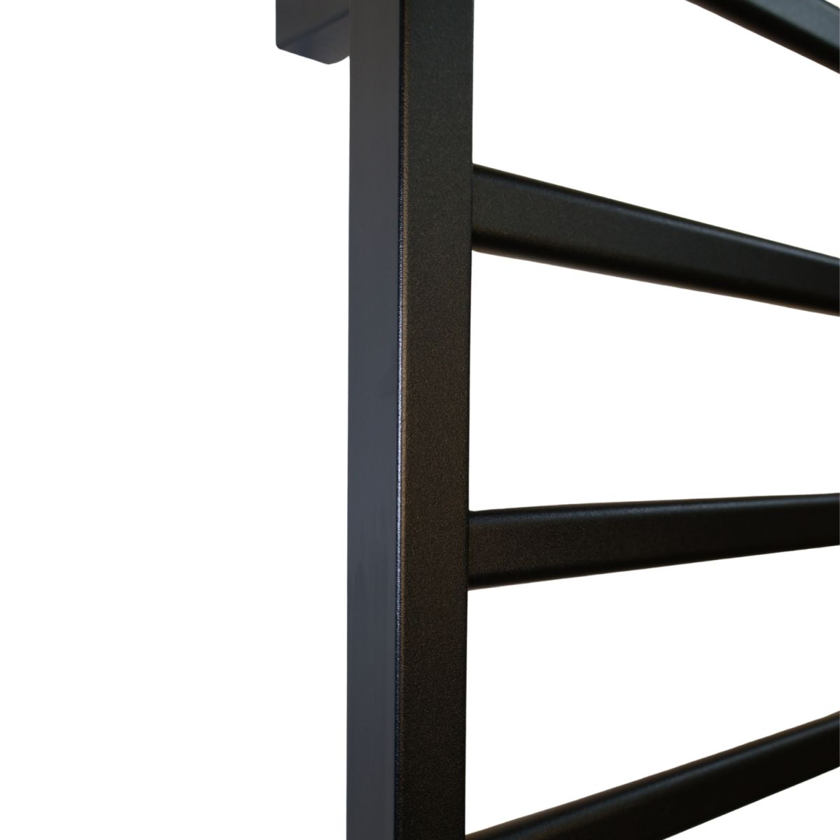 Рушникосушарка електрична Carino LUNA з контроллером Чорний мат 790*490