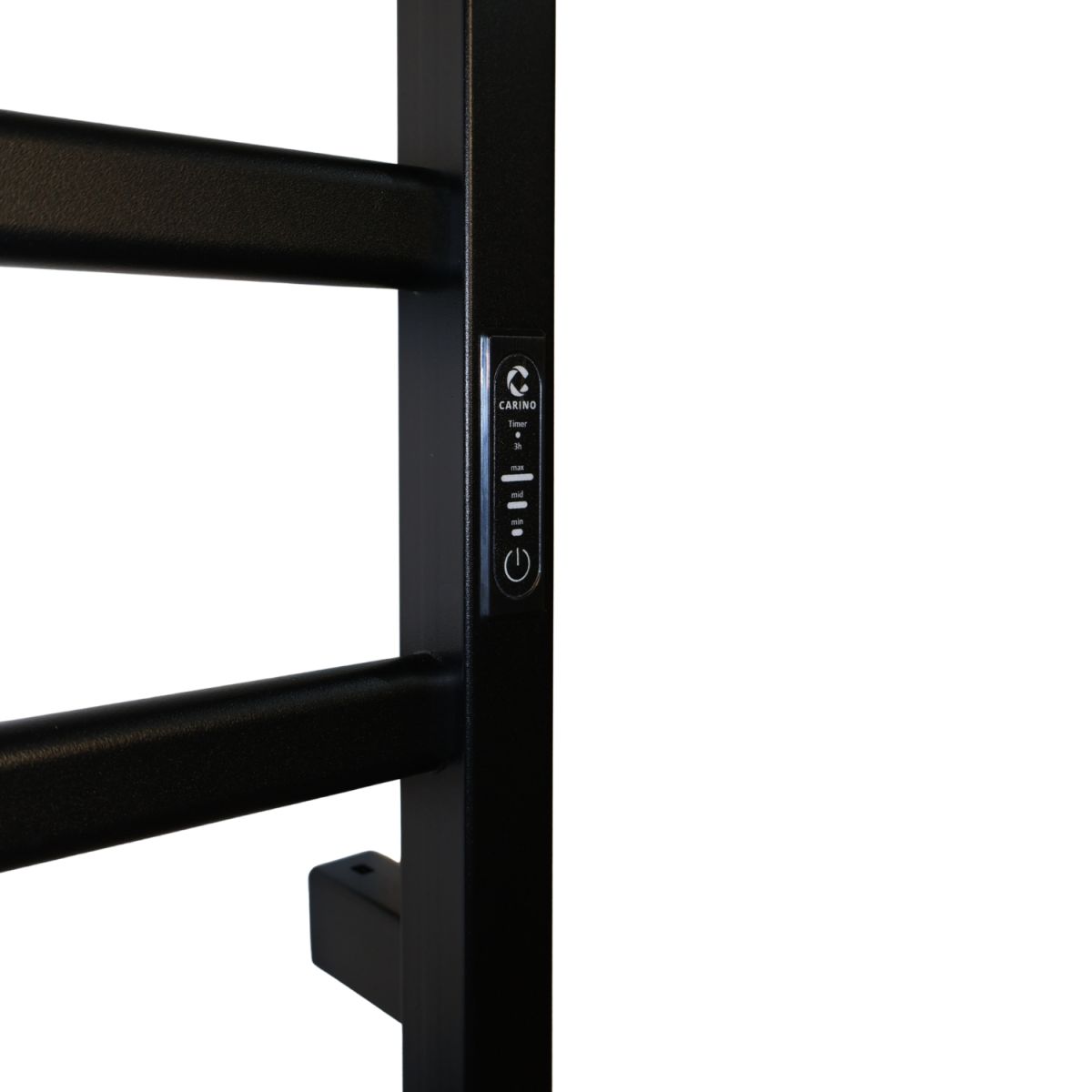 Рушникосушарка електрична Carino LUNA з контроллером Чорний мат 790*490