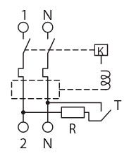 Вимикач диференційного струму e.rccb.pro.2.63.100, 2р, 63А, 100мА