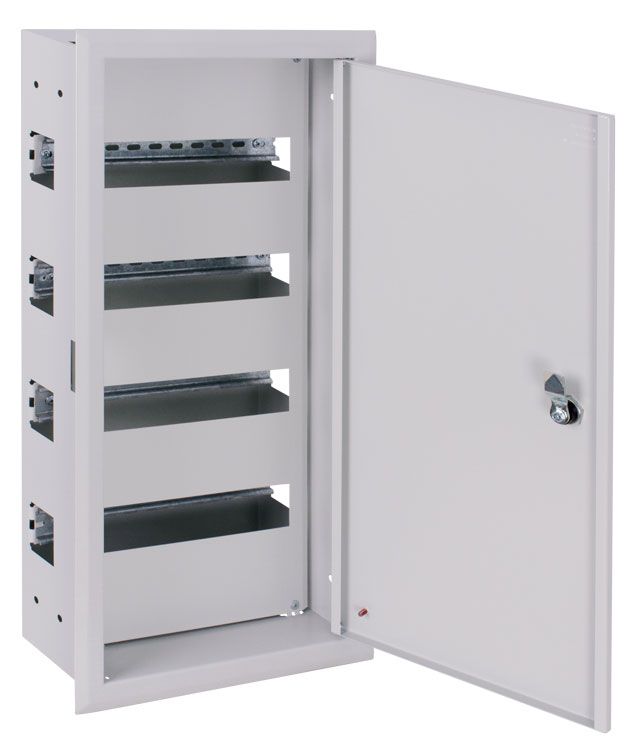 Корпус металевий e.mbox.pro.w.48 IP31 вбудований на 48 модулів