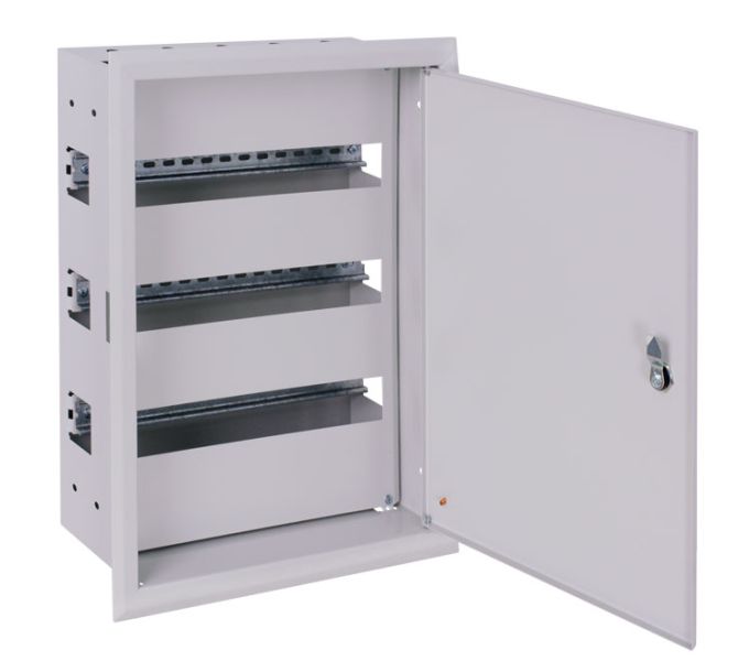 Корпус металевий e.mbox.pro.w.54 IP31 вбудований на 54 модуля