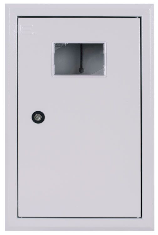 Корпус обліку металевий e.mbox.pro.w.f3.12 IP31 вбудований під 3ф лічильник, 12 модулів