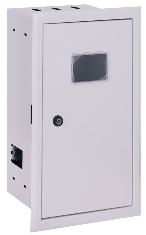 Корпус обліку металевий e.mbox.pro.w.f3.12 IP31 вбудований під 3ф лічильник, 12 модулів
