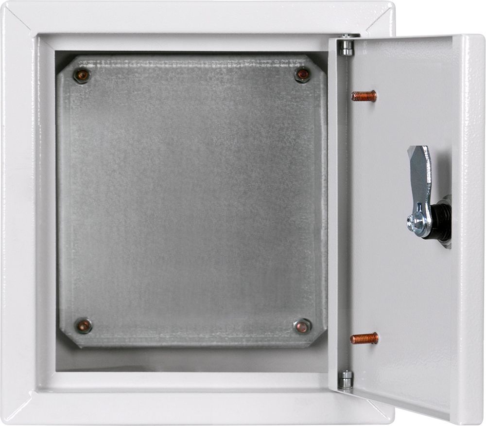 Корпус металлический e.mbox.pro.p.40.40.20 IP31 с монтажной панелью (400х400х200)