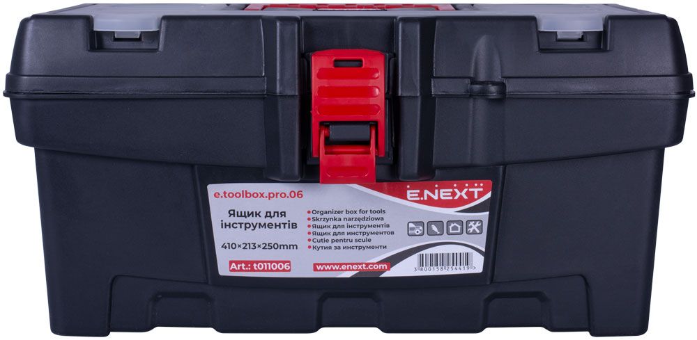 Ящик для инструментов, e.toolbox.pro.06, 16" 410x213x250мм