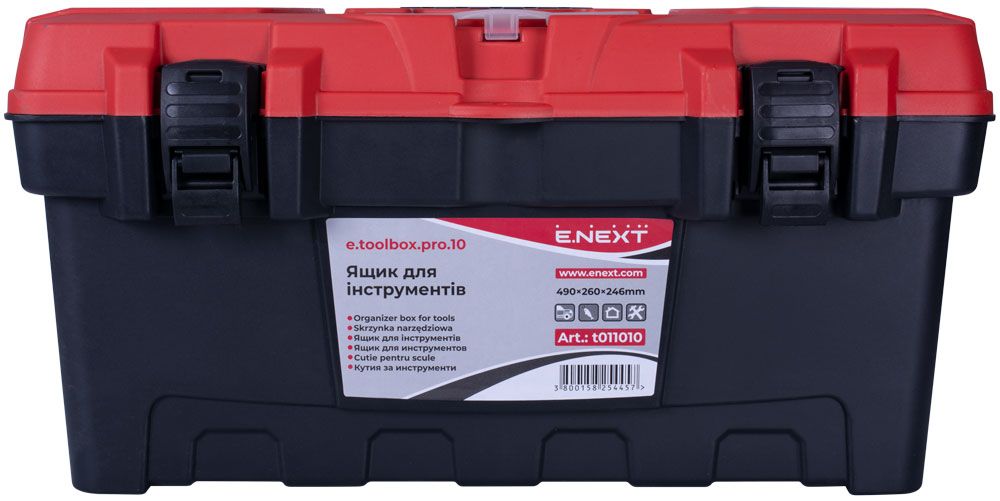 Ящик для инструментов, e.toolbox.pro.10, 19" 490x260x246мм