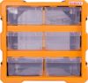 Органайзер пластиковый, e.toolbox.pro.20, 6-секционный 267х157х262мм