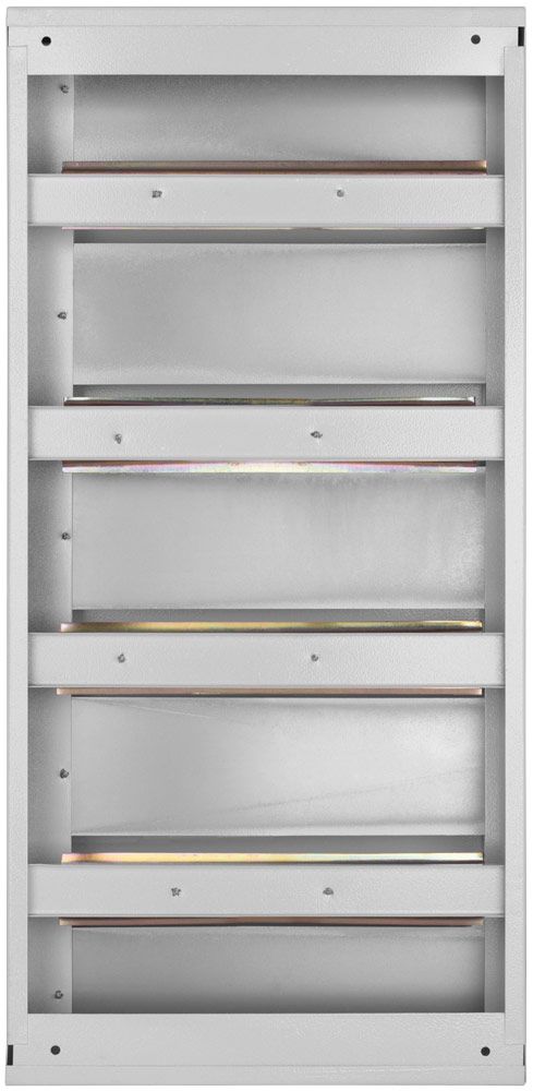 Корпус e.mbox.stand.n.48.z металевий, під 48 мод., навісний, з замком