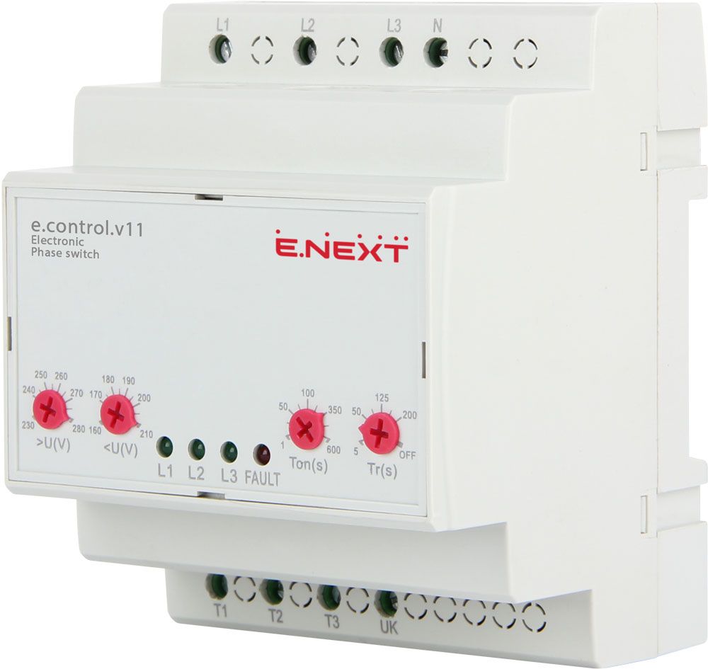 Реле вибору фаз 16А e.control.v11