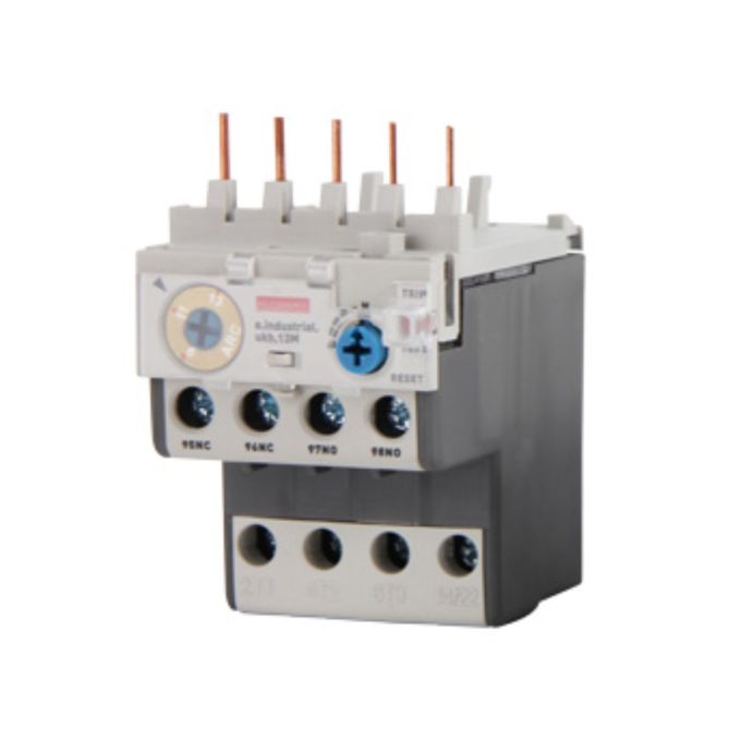 Теплове реле e.industrial.ukh.13M.2,5.4, номін. струм 13А, діап. регул. 2,5-4 А, малогабаритне