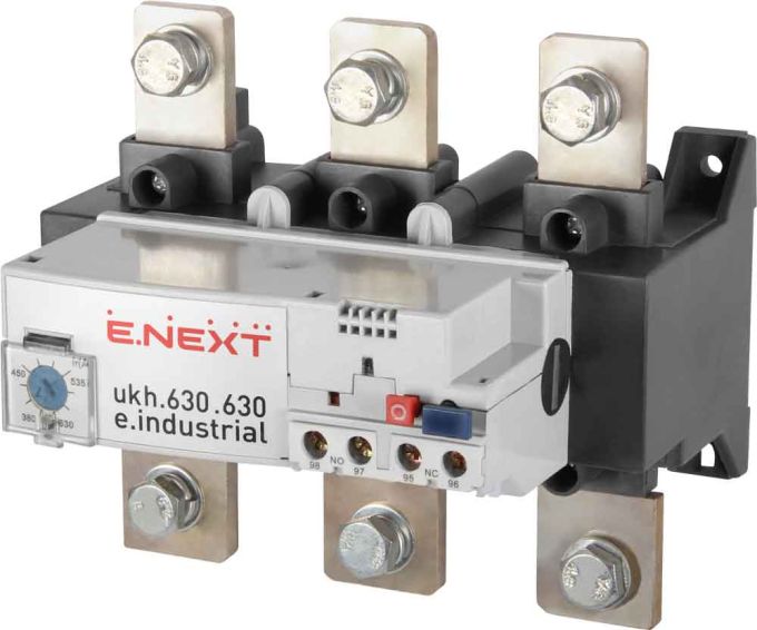 Теплове реле e.industrial.ukh.630.380.630, номін. струм 630А, діап. регул. 380-630 А
