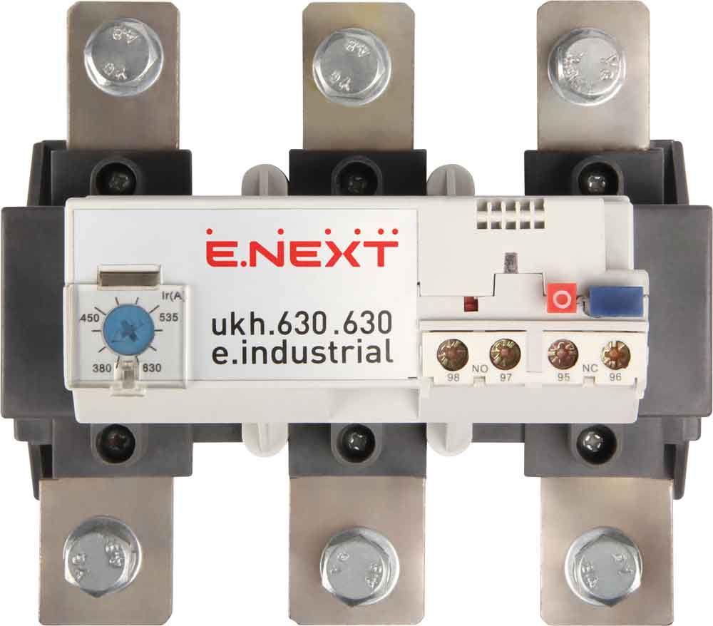 Теплове реле e.industrial.ukh.630.380.630, номін. струм 630А, діап. регул. 380-630 А