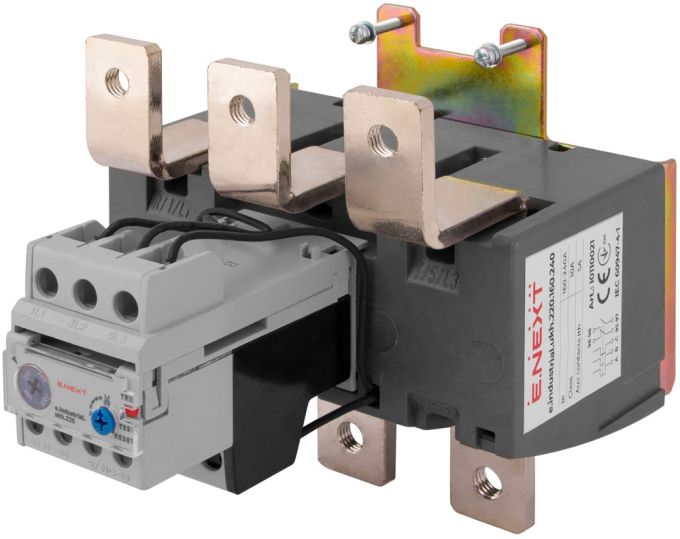 Теплове реле e.industrial.ukh.220.160.240, номін. струм 220А, діап. регул. 160-240 А