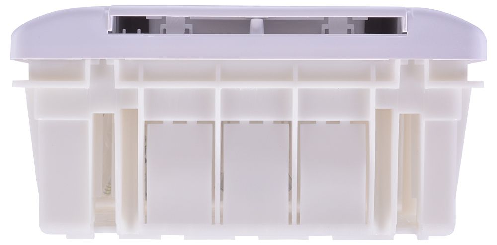 Корпус пластиковий, що вбудовується (PT) 5-модульний, однорядний., IP40, з непрозорими дверцятами