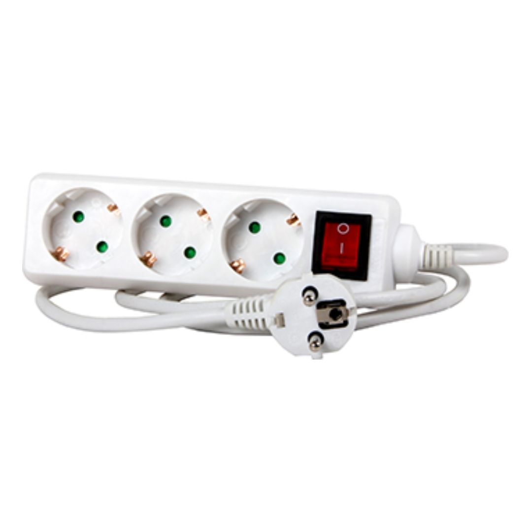 Удлинитель e.es.3.5.z.s.b 3 гнезда, 5м, с з/к, с выключателем, baby protect