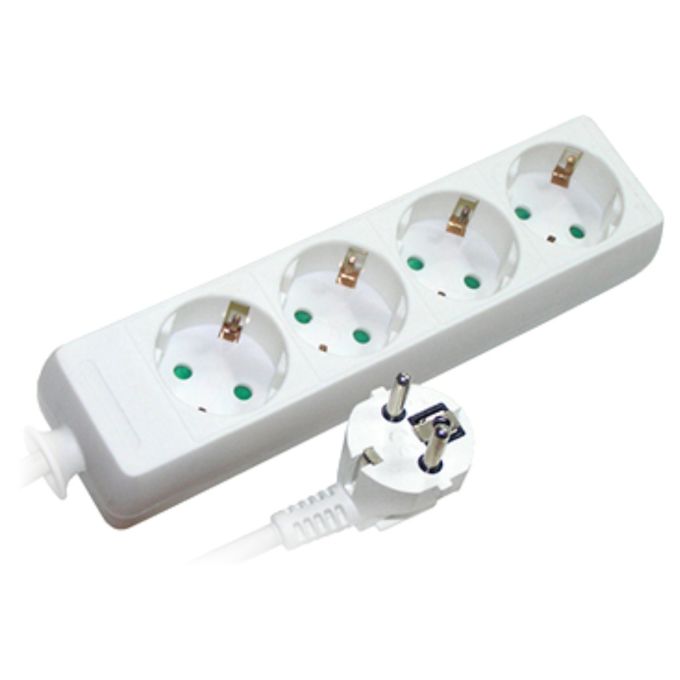 Подовжувач e.es.4.5.z.b 4 гнізда, 5м, з з/к, baby protect