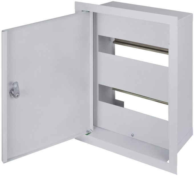 Корпус e.mbox.stand.w.24.z металевий, під 24 мод., що вбудовується, з замком