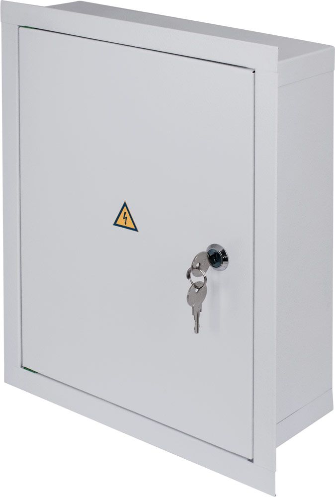 Корпус e.mbox.stand.w.24.z металевий, під 24 мод., що вбудовується, з замком