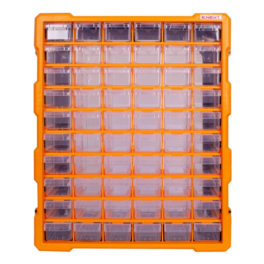 Органайзер пластиковый, e.toolbox.pro.22, 24" 60-секционный 381х157х475мм