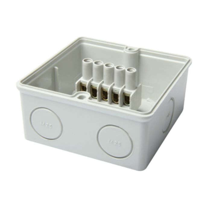 Коробка розподільча e.industrial.db.906.k, 139х119х70 з клемною колодкою