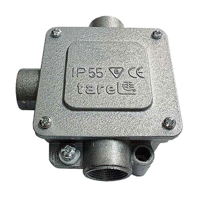 Коробка розподільча металева Р13,5/3, IP 55, 400 B, 5*4