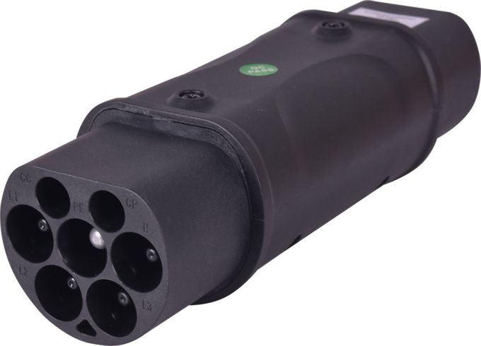 Перехідник e.charge.adapter.T2-GBT-3 із Т2 на GBT, моноліт, 32А, 3 фази