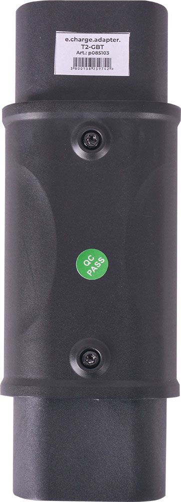 Перехідник e.charge.adapter.T2-GBT-3 із Т2 на GBT, моноліт, 32А, 3 фази