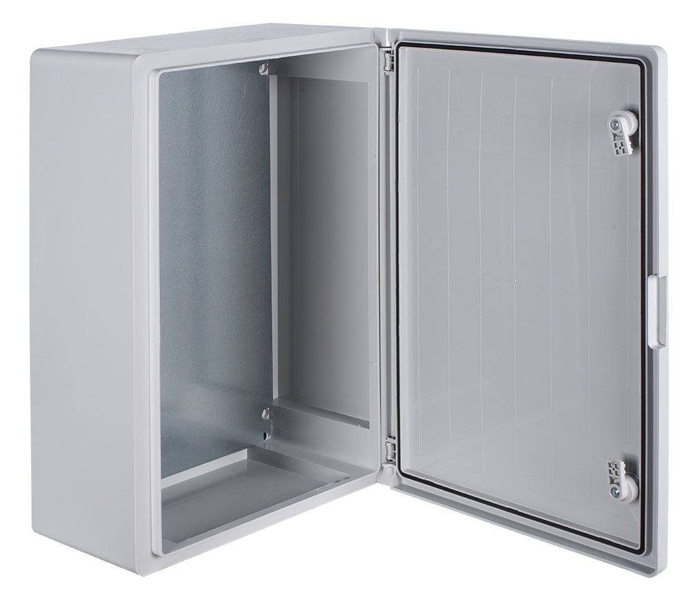 Корпус з ABS-пластику e.plbox.pro.p.70.50.25 з непрозорими дверцятами 700x500x250мм ІР65