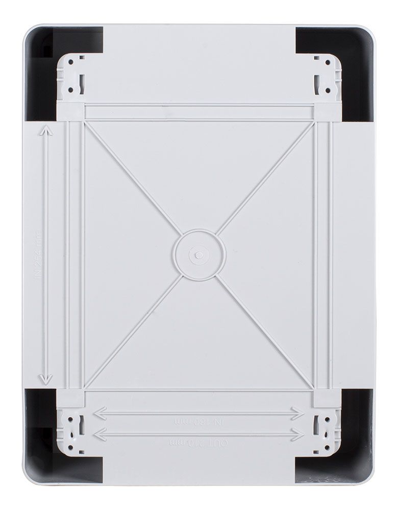 Корпус з ABS-пластику e.plbox.pro.p.28.21.13.tr з прозорими дверцятами 280х210х130мм ІР65