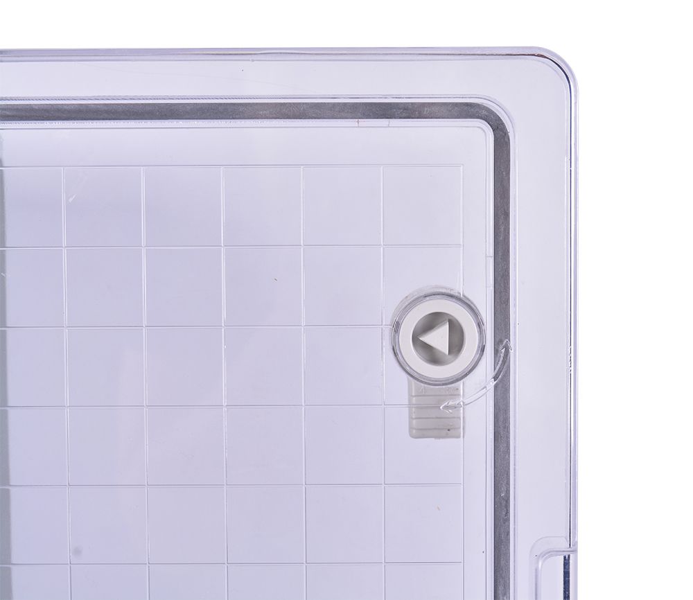 Корпус з ABS-пластику e.plbox.pro.p.40.30.17.tr з прозорими дверцятами 400x300x170мм ІР65