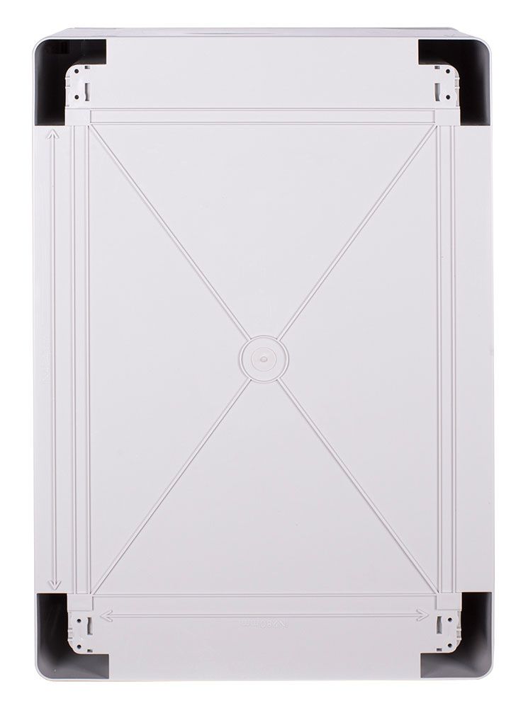 Корпус з ABS-пластику e.plbox.pro.p.40.30.21.tr з прозорими дверцятами 400x300x210мм ІР65