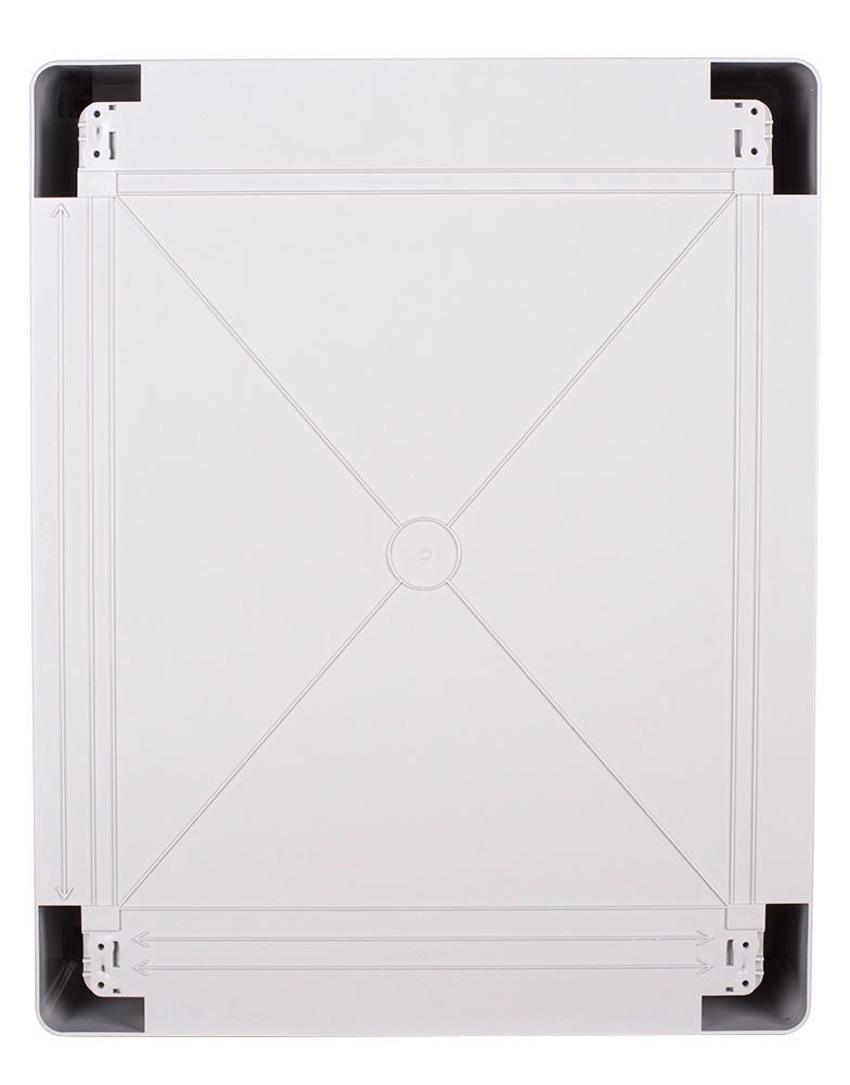 Корпус з ABS-пластику e.plbox.pro.p.50.40.18.tr з прозорими дверцятами 500x400x180мм ІР65