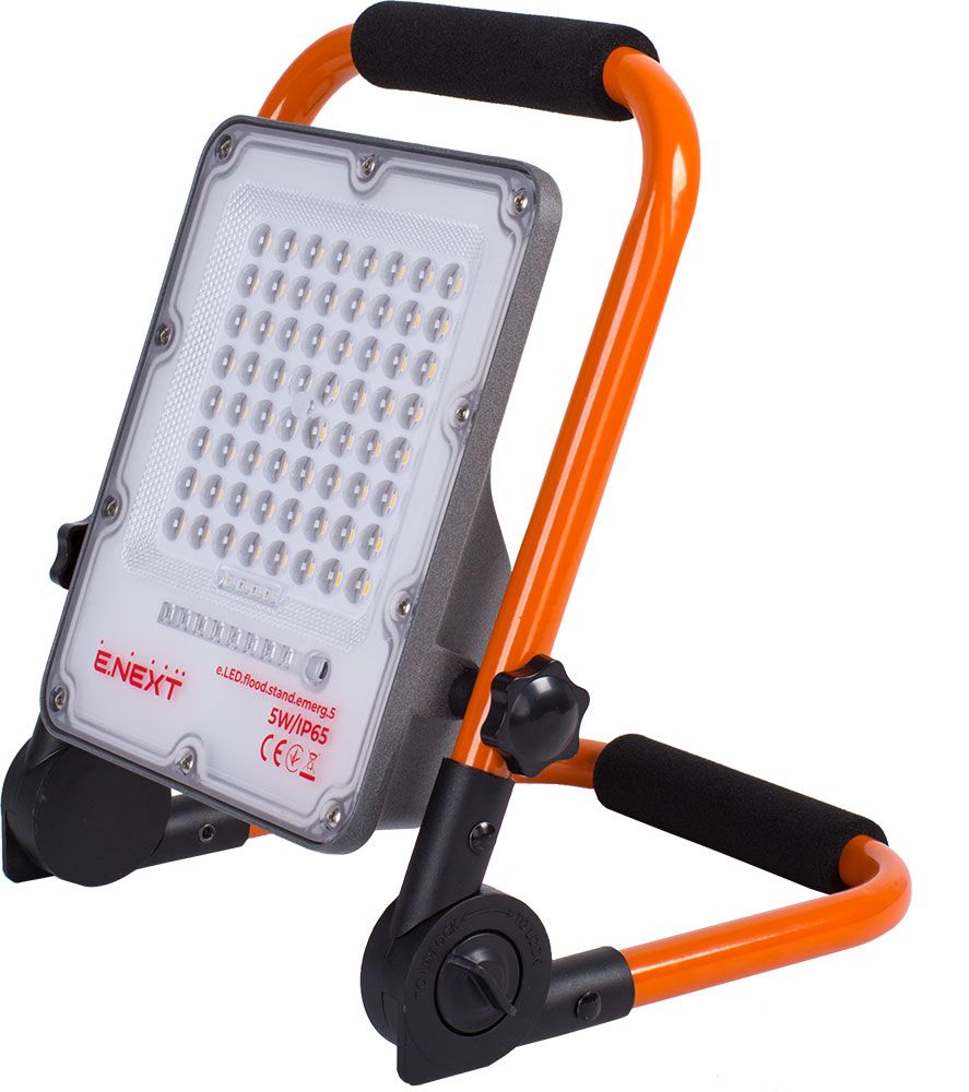 Прожектор світлодіодний акумуляторний e.LED.flood.stand.emerg.5