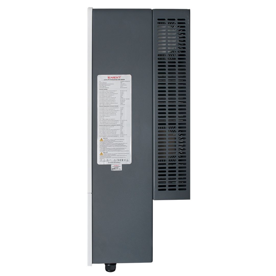 Інвертор гібридний однофазний e.inv.h1.industrial.48.12000 48/230В, 12000Вт