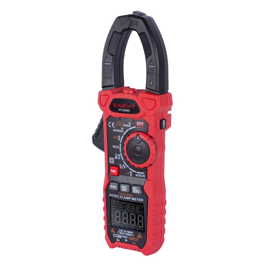 Мультиметр-кліщі цифровий e.tool.multitest.pro.HT208D