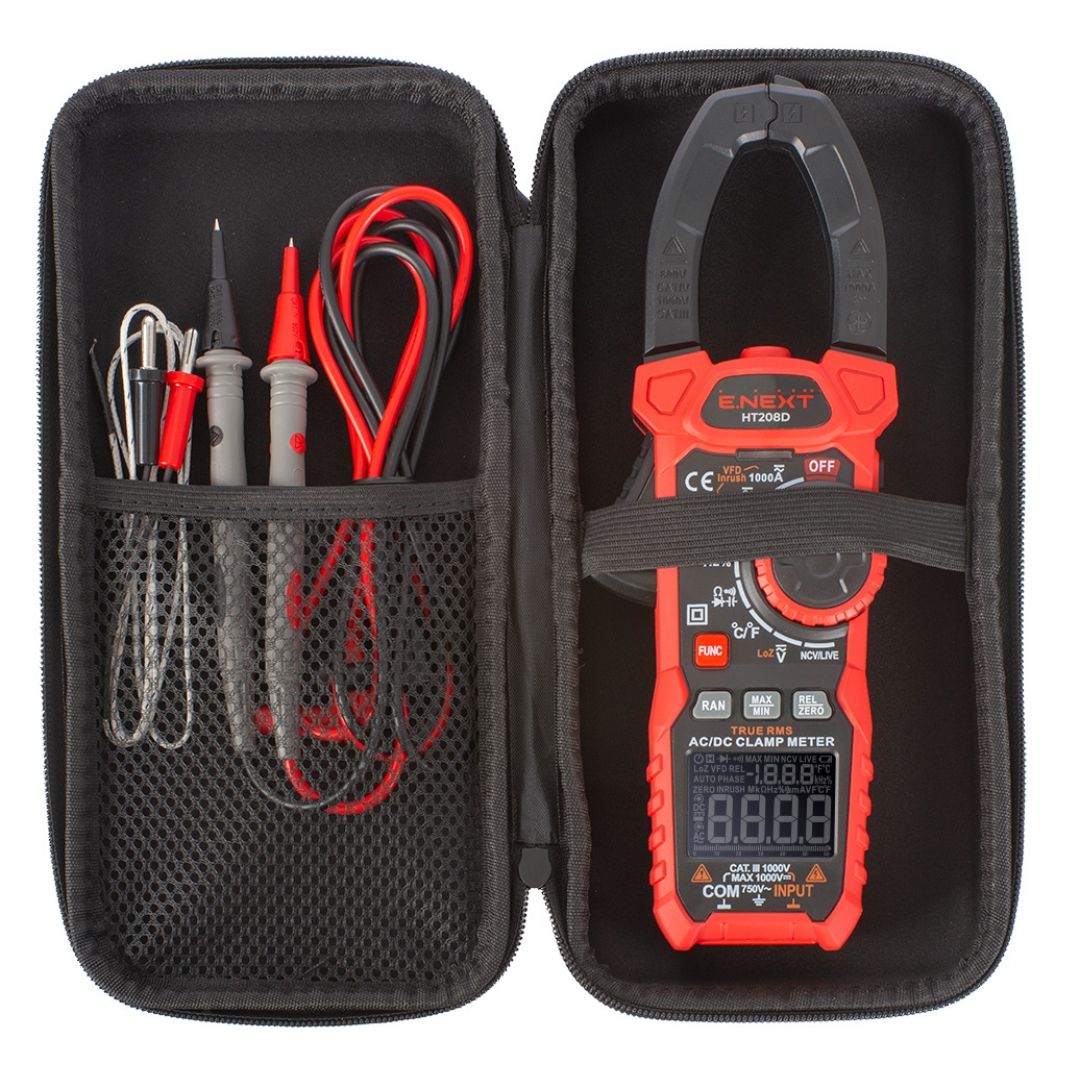 Мультиметр-кліщі цифровий e.tool.multitest.pro.HT208D