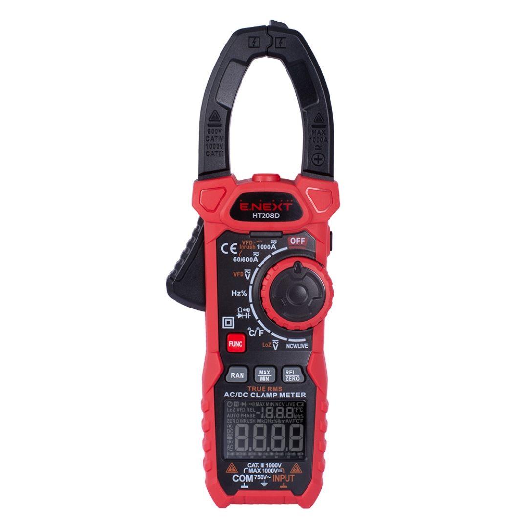 Мультиметр-кліщі цифровий e.tool.multitest.pro.HT208D