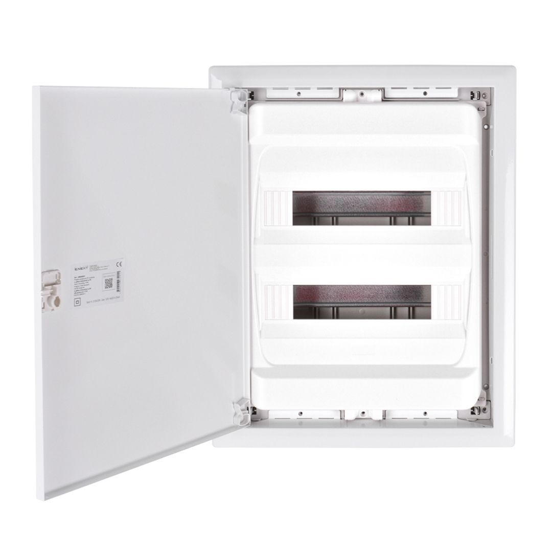 Корпус пластиковий на 28 модулів e.plbox.industrial.w.28 вбудованний, IP40