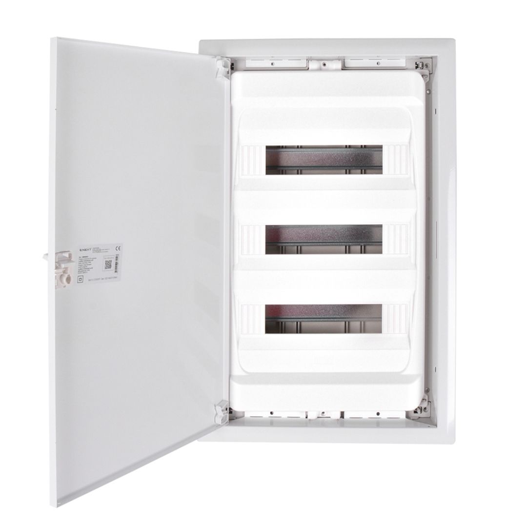 Корпус пластиковий на 42 модулів e.plbox.industrial.w.42 вбудованний, IP40