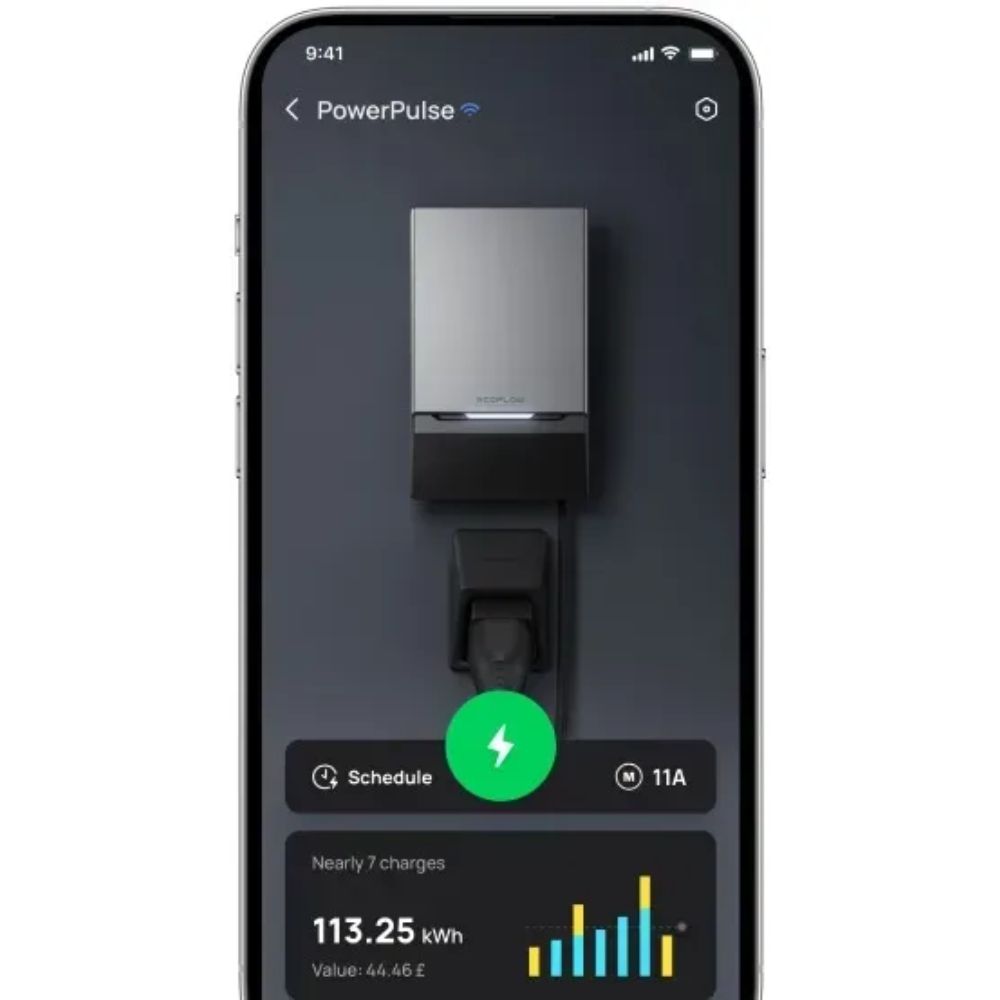 Зарядна станція для електромобіля EcoFlow PowerPulse (трифазна, 7 кВт)