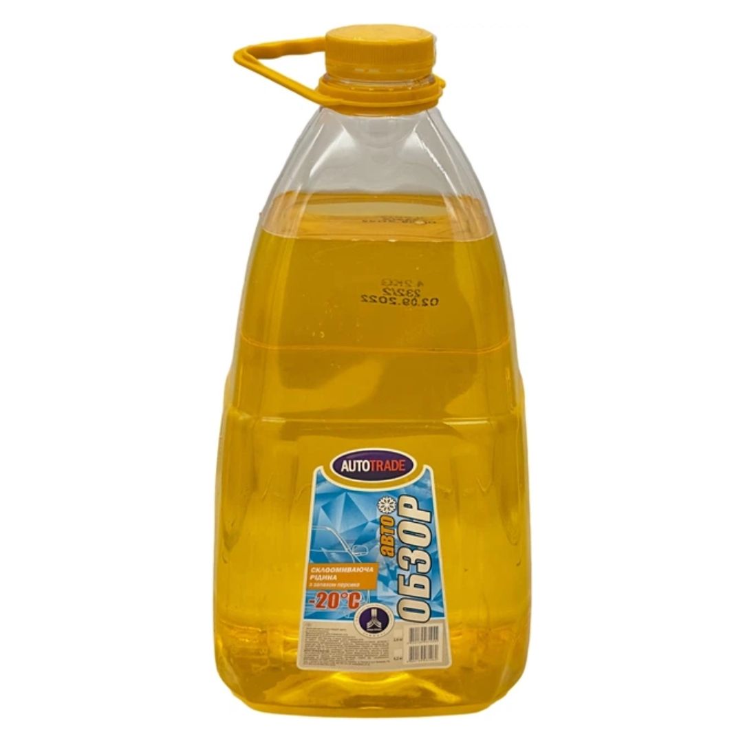 Склоомивна рідина OBZOR AUTO -20 4.2кг персик Автотрейд