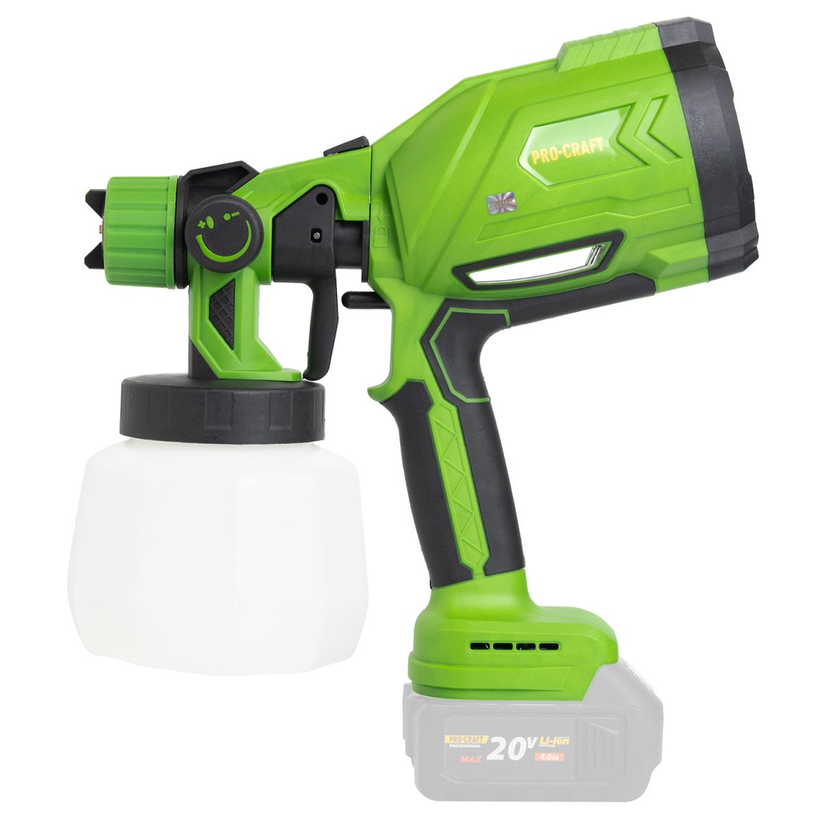 Акумуляторний фарбопульт Procraft PSE24 (без акб та зп)