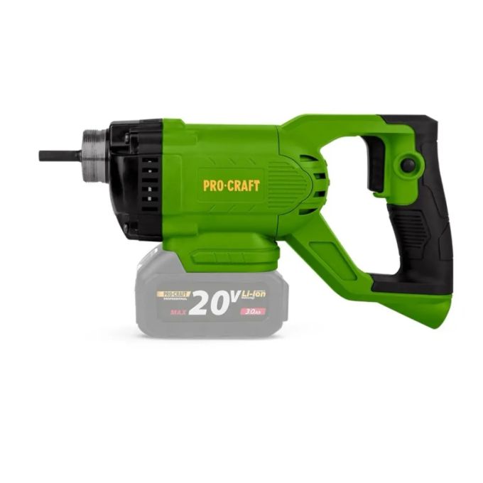 Акумуляторний вібратор для бетона Procraft CV20 (з булавою 1,5 м) (без акб та зп)